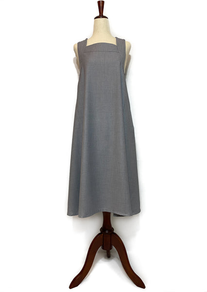 storm grey dress Indi Tier Short Dress